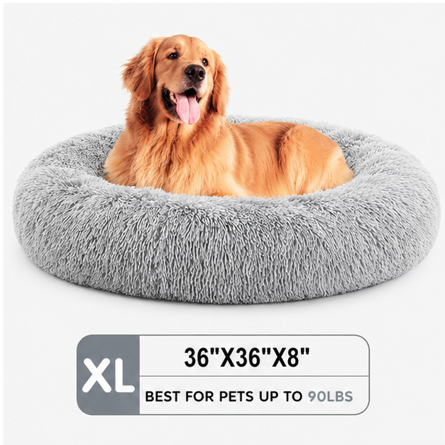 X-Large 36 by 36 inches, best for pets up to 90 lbs