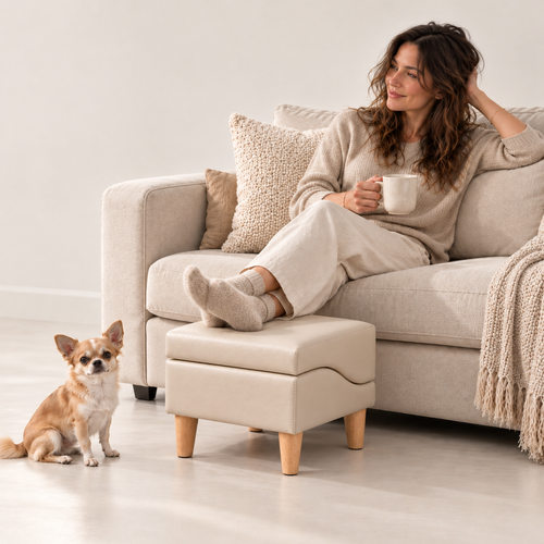 The Henley 2-in-1 Dog Ramp & Ottoman