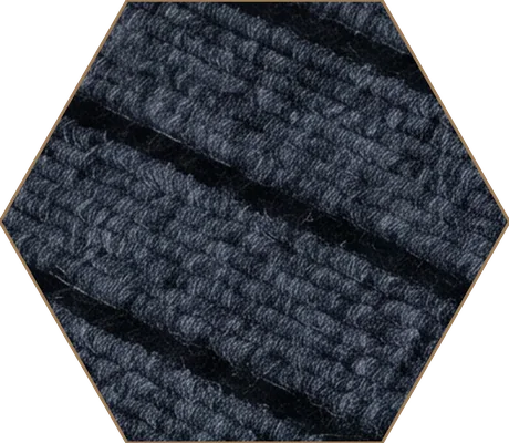Close-up of the heavy-duty non-slip ribbed carpet surface